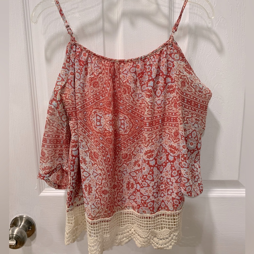 Off The Shoulder Top With Straps